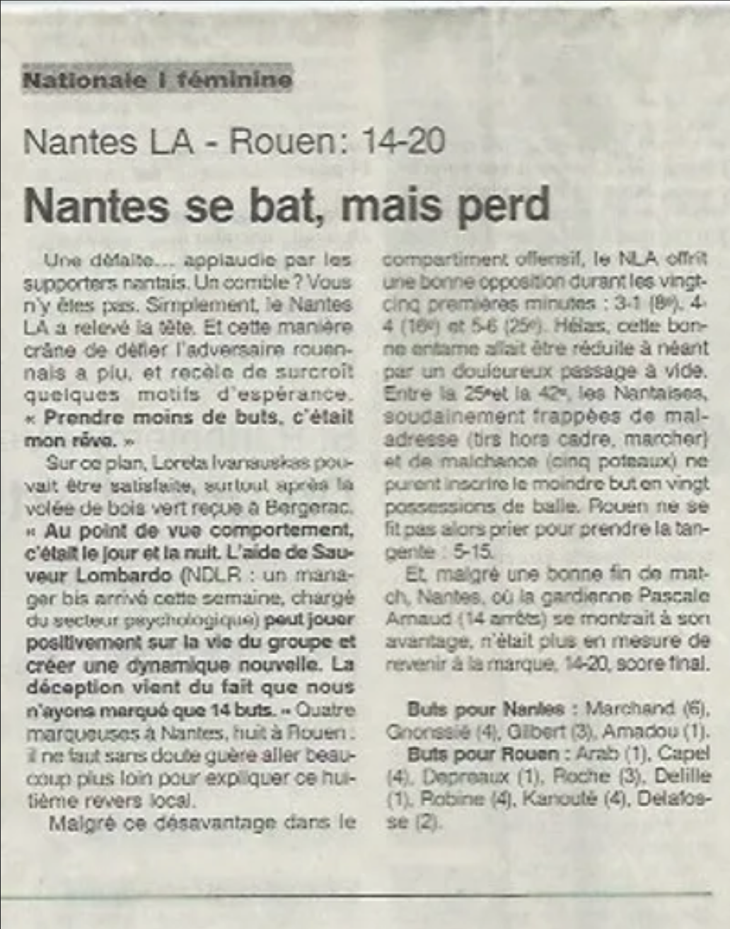 Nantes se bat, mais perd